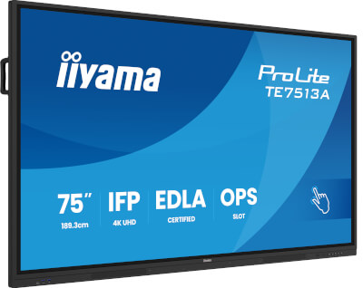 Ecran 75'' tactile interactif IPS 4K HP Android