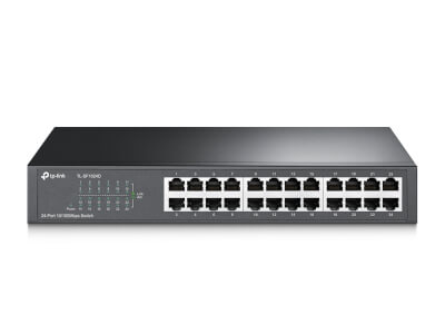 Switch non administr. 24 ports 10/100Mbits métal