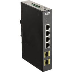 Switch Industriel Rail DIN 4 Ports Giga + 2 SFP