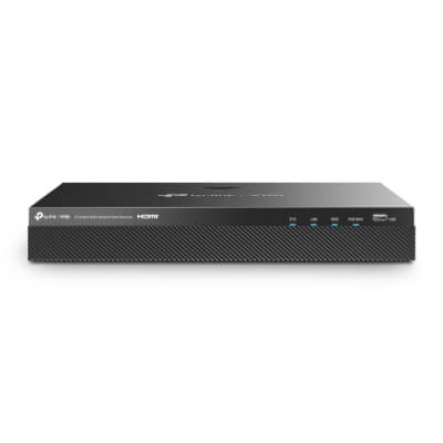 NVR 16 canaux 16 RJ45 PoE+ 140W HDMI 4K H265 2 HDD