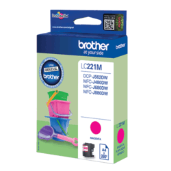 Cartouche d'encre LC221M Magenta