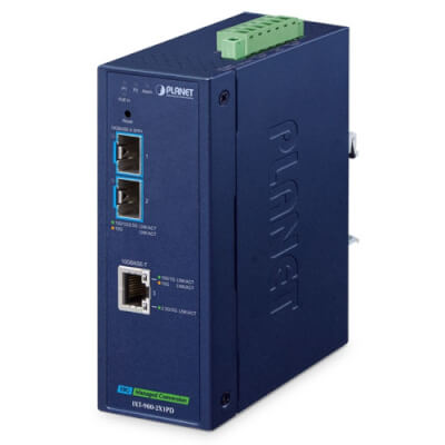 Transceiver Indus 1xRJ45 10G PoE In 2xSFP+