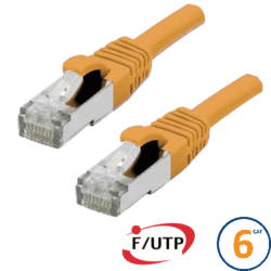 Cordon RJ45 Cat 6 F/UTP Primacy 2m orange