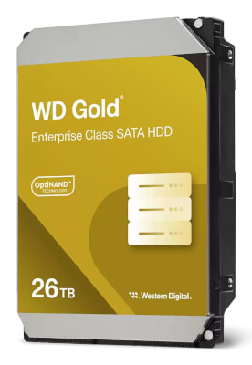 HDD WD Gold Entreprise 3"1/2 Sata III 26Tb