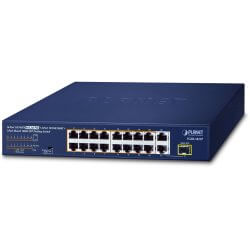 Switch 16 ports 100Mbits PoE at 1xSFP