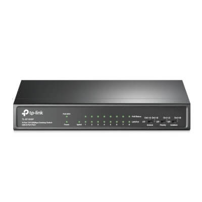 Switch 9 ports 10/100 dont 8 POE+ 65W
