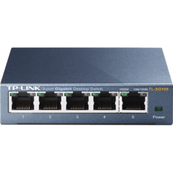 Switch 5 ports Gigabit métallique