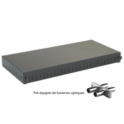 Tiroir optique 19" 24 FO 12 ST/ST duplex multimode
