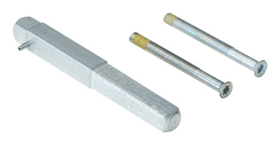 Poignée Fortis Axe avec jeu de vis, 9mm, 39 47mm