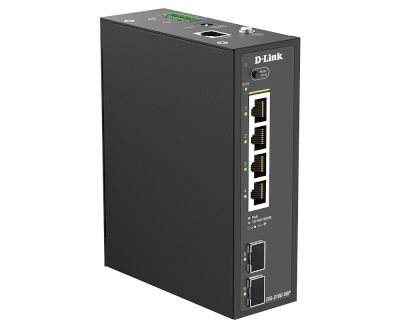 Smart L2 Indus. 4 Ports Gig PoE+ (120W) et  2 SFP