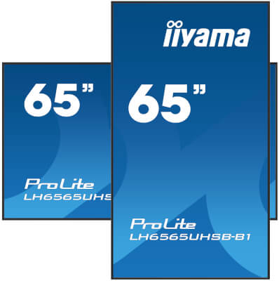 Ecran 65" IPS 4K affichage dynamique 24/7 Android