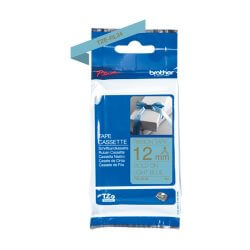 Ruban TZERL34 12mm or / bleu  tissu non adhésif