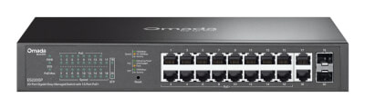 Switch EasyManag. Omada 18xGiga dont 16PoE+ + 2SFP