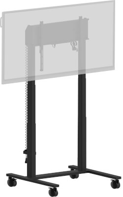 Elévateur à colonne sur roulettes / écran 105"