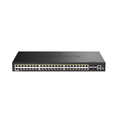 SmartPro L2+ xStack 48 Ports Gig PoE+ 370W + 4SFP+