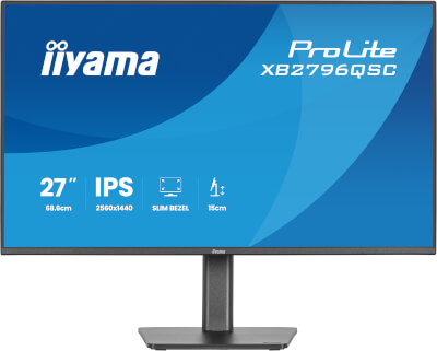 Moniteur 27'' Ultra mince IPS QHD HP