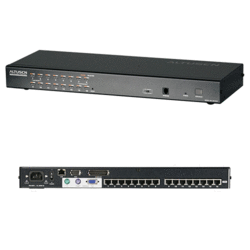 Switch KVM IP Pro 16 ports Cat 5 1 console + 1 IP