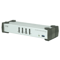 Switch KVM Desktop 4 ports Display 1.1 USB 3.0 aud