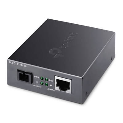 Transceiver 10/100 baseTX PoE WDM SC 1550Tx/1310Rx