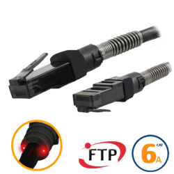Cordon réseau RJ45 Patchsee Cat 6a FTP 30m 10Gbps