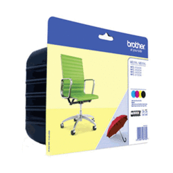 Pack de 4 cartouches LC229XLVALBP BK=2400 pages