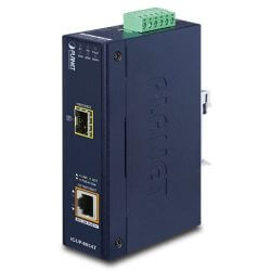 Convertisseur industriel SFP > Giga PoE bt -40/75°