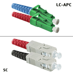 Jarretière OS2 LC/APC SC/UPC Duplex Primacy 10m