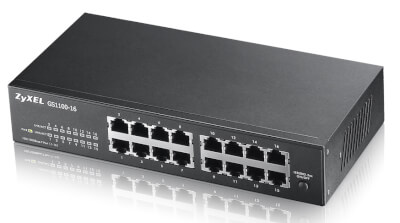 Switch Slimline non géré 16 ports Giga
