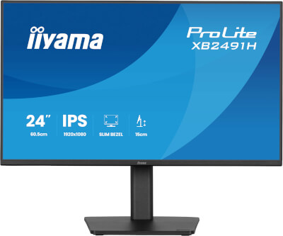 Moniteur 24" ultra mince IPS Full HD 1ms pivot