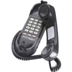 Téléphone SIP mural noir HD2000