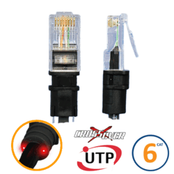 Cordon réseau RJ45 Patchsee croisé Cat 6 UTP 3.1m