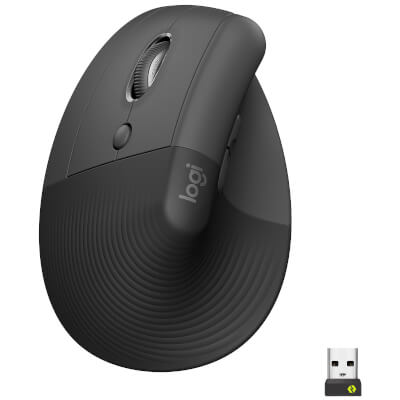 Souris s.fil ergonomique Lift Left (pour gaucher)