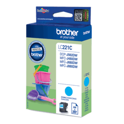 Cartouche d'encre LC221C Cyan