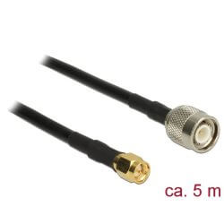 Câble antenne TNC M > SMA M 5m CFD200 low loss