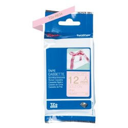 Ruban TZERE tissus Or sur Rose 12mm (4m)