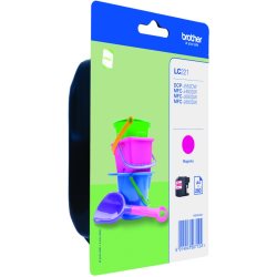 Cartouche d'encre magenta sous blister LC221M