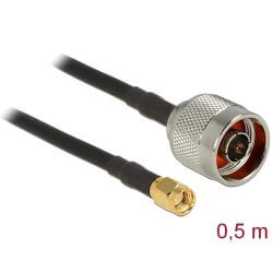 Câble antenne N M > RP-SMA M 0,5m CFD200 low loss