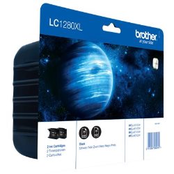 Blister de 2 cartouches d'encre noire  LC1280XLBK