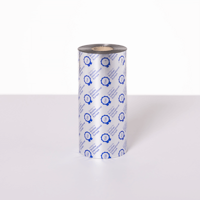 Étiq. therm. prem. résine noire 154mmx450m pack 5