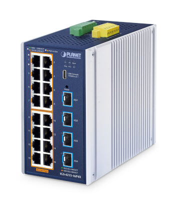 Switch Indus L2 16 ports Giga PoE at 360W 4xSFP+