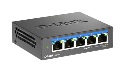 Switch non Manageable 5 Ports Multigigabit 2,5Gps