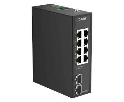 Switch Indus 8 Ports Giga + 2 SFP Format Rail DIN
