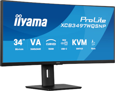 Moniteur 34'' VA incurvé 3440x1440 à 120Hz 0,4ms