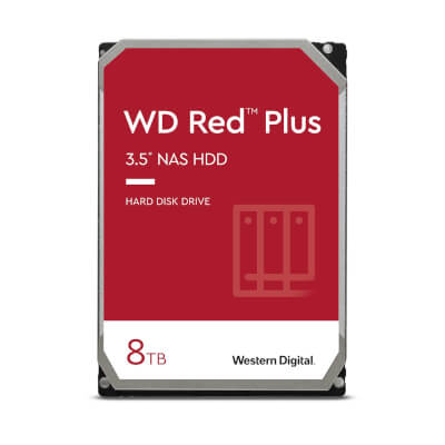 HDD WD Red Plus 3"1/2 Sata III 8Tb 256Mo