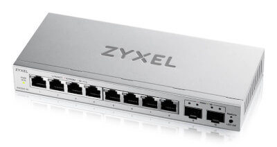 Switch smart 8 ports Giga + 2SFP fanless