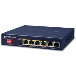 Switch desktop 6 ports dont 4 PoE at 55W