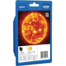 Cartouche d'encre jaune sous blister LC980Y