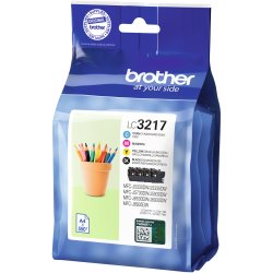 Pack de 4 cartouches d'encre LC3217VAL
