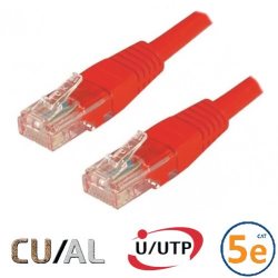 Cordon RJ45 Cat 5e U/UTP Classic  10m rouge