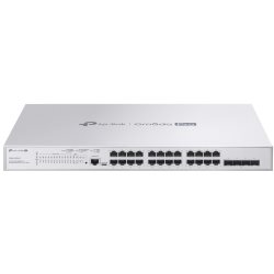 Switch Omada Campus L3 24Giga PoE+ & 4xSFP+ stack.